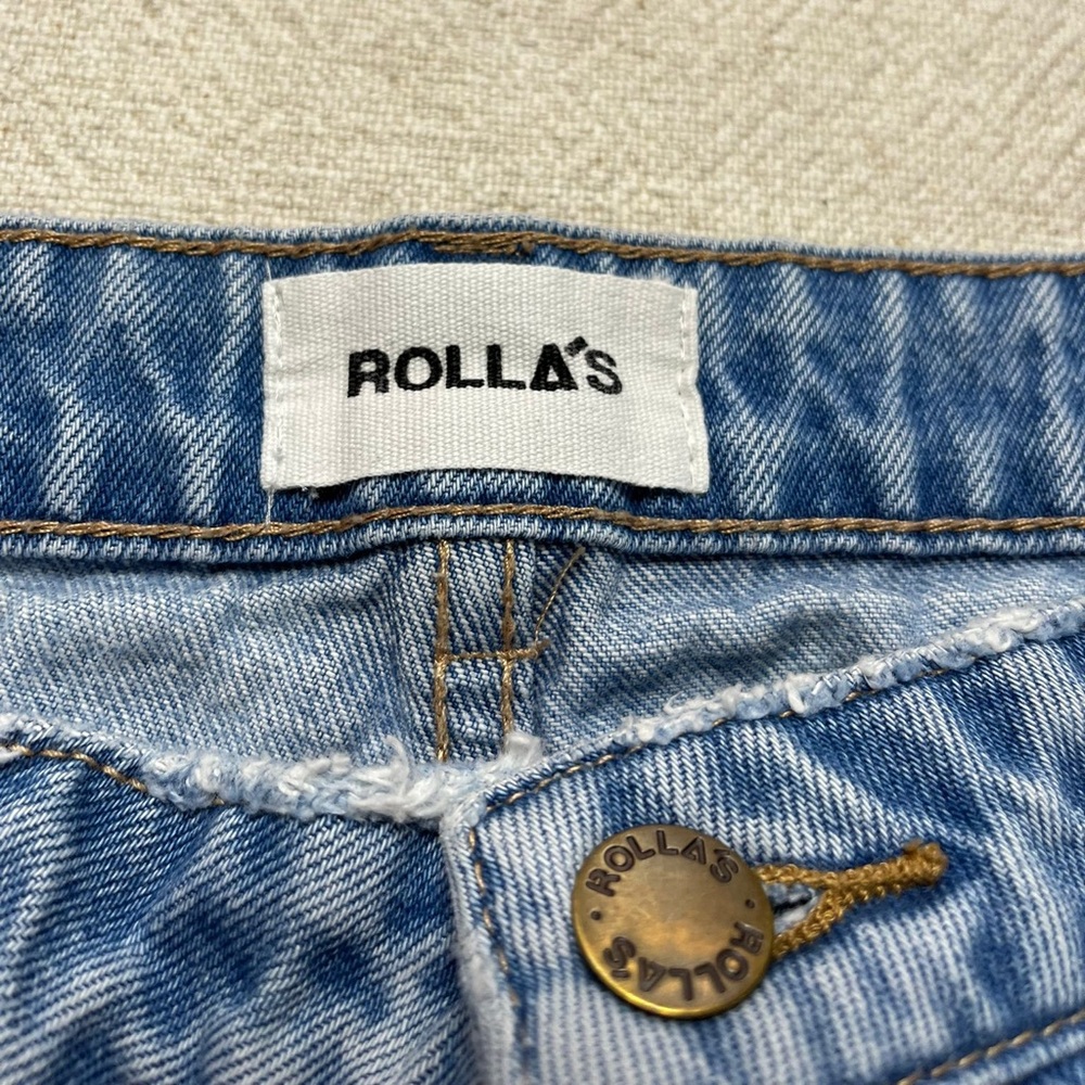 Rolla’s Eastcoast Flare Sofia Worn Distressed Jeans 32 - Picture 4 of 6